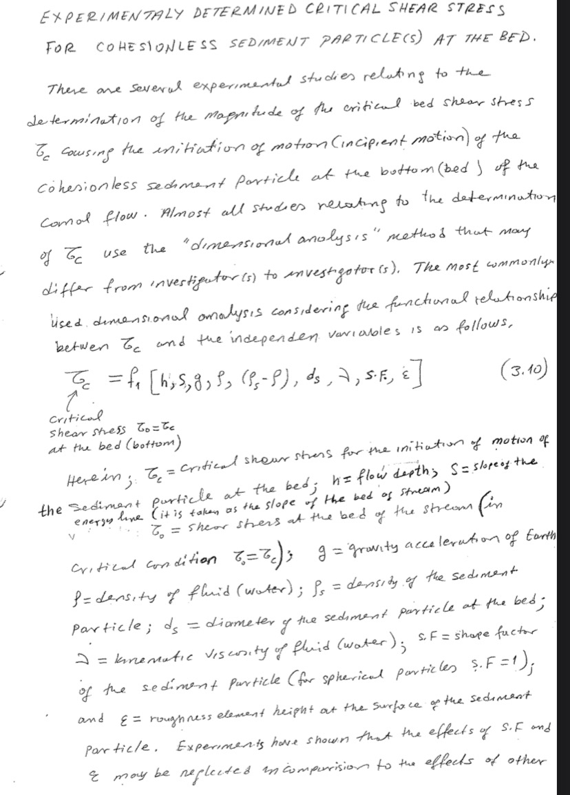 PLEASE USE BUCK NGHAM P THEOREM XPERIMENTALY