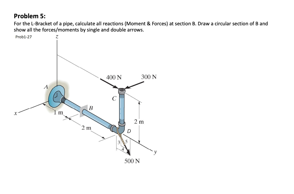 answer it using cross product For the L - Bracket