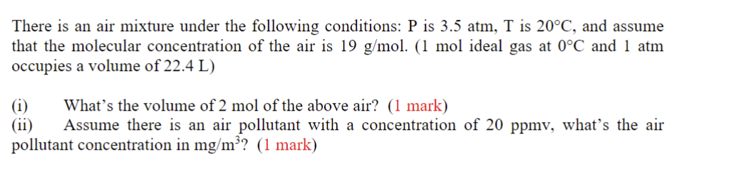 There is an air mixture under the following