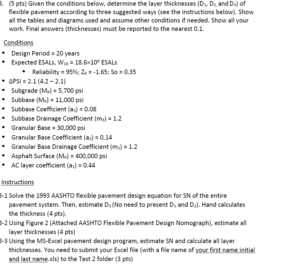 Instructions 3 - 1 Solve the 1 9 9 3 AASHTO