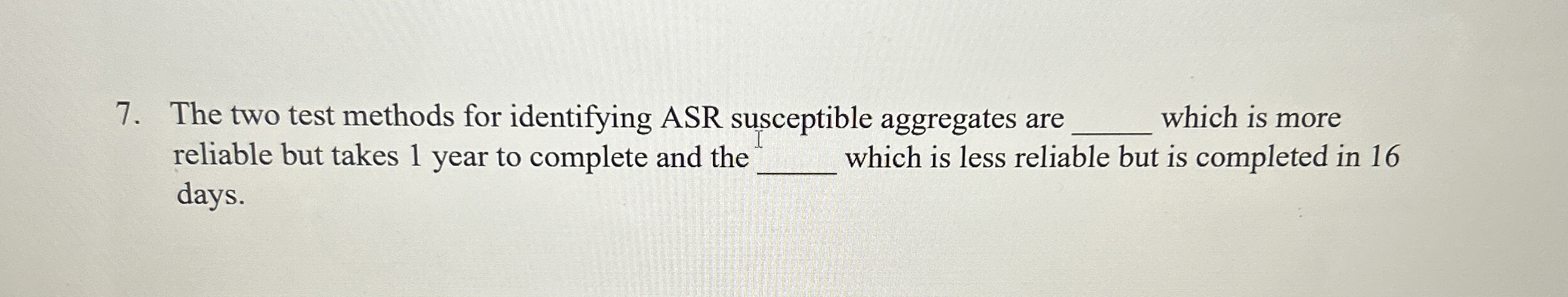 the two best The two test methods for identifying