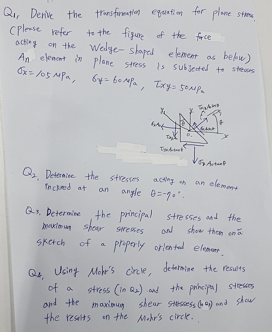 ( Q 1 ~Q 4 is related question. it's about one