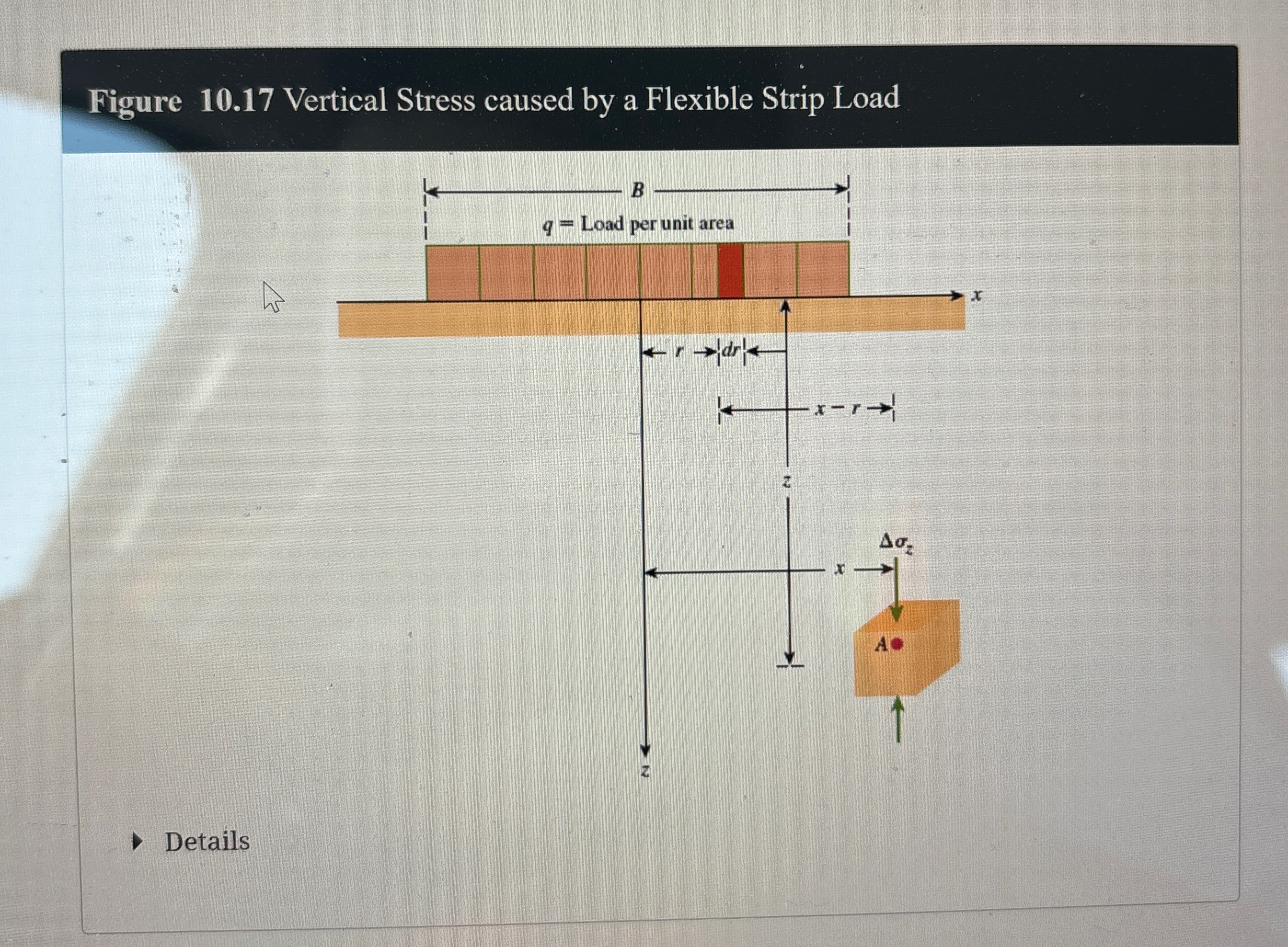 Refer to Figure 1 0 . 1 7 . Given: B = 3 . 7 m ,