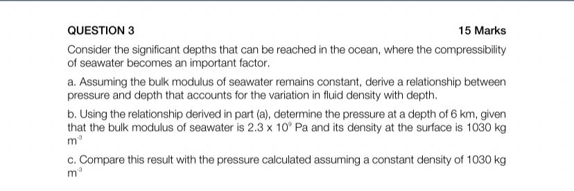 QUESTION 3 1 5 Marks Consider the significant