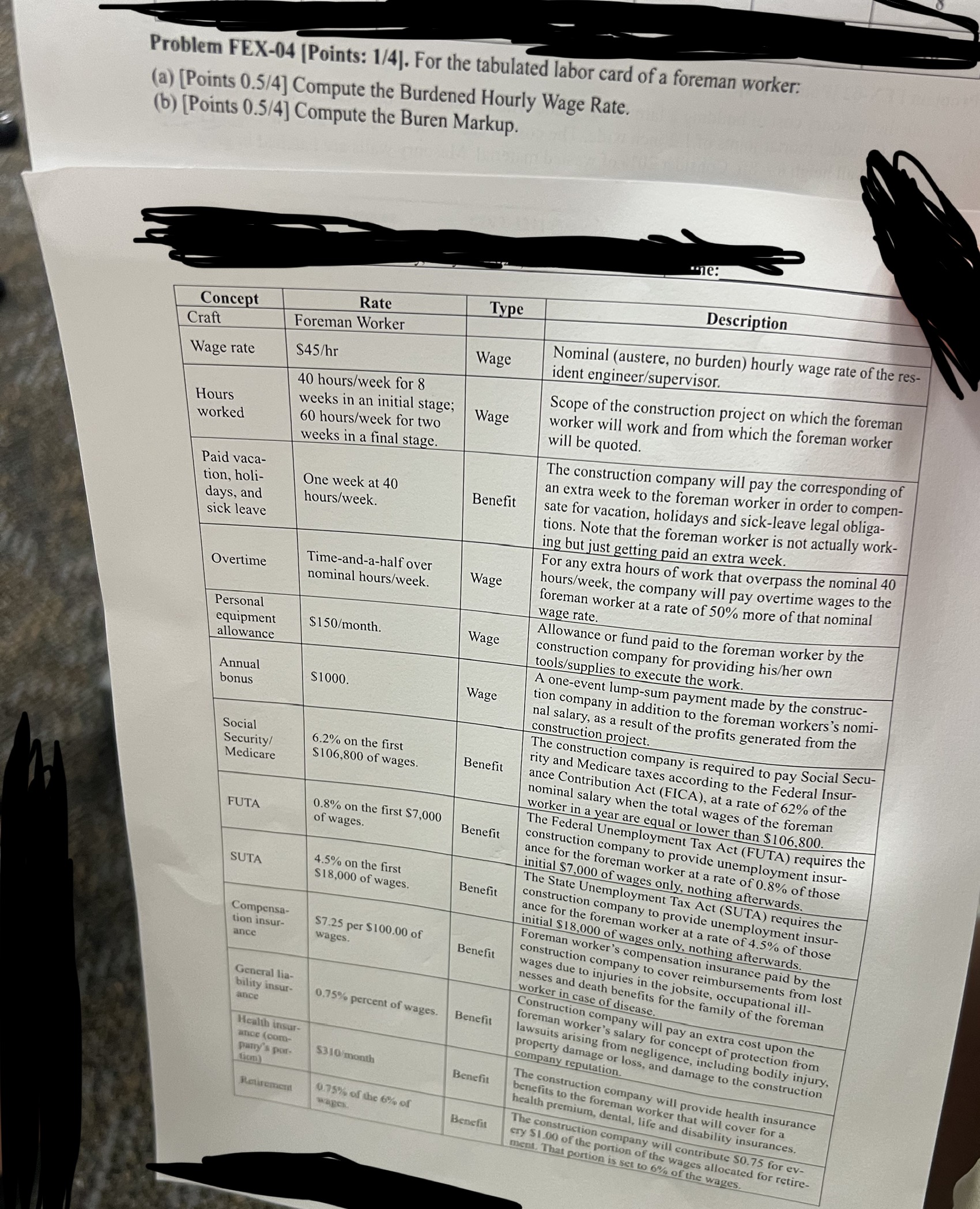 Problem FEX - 0 4 [ Points: 1 / 4 ] . For the