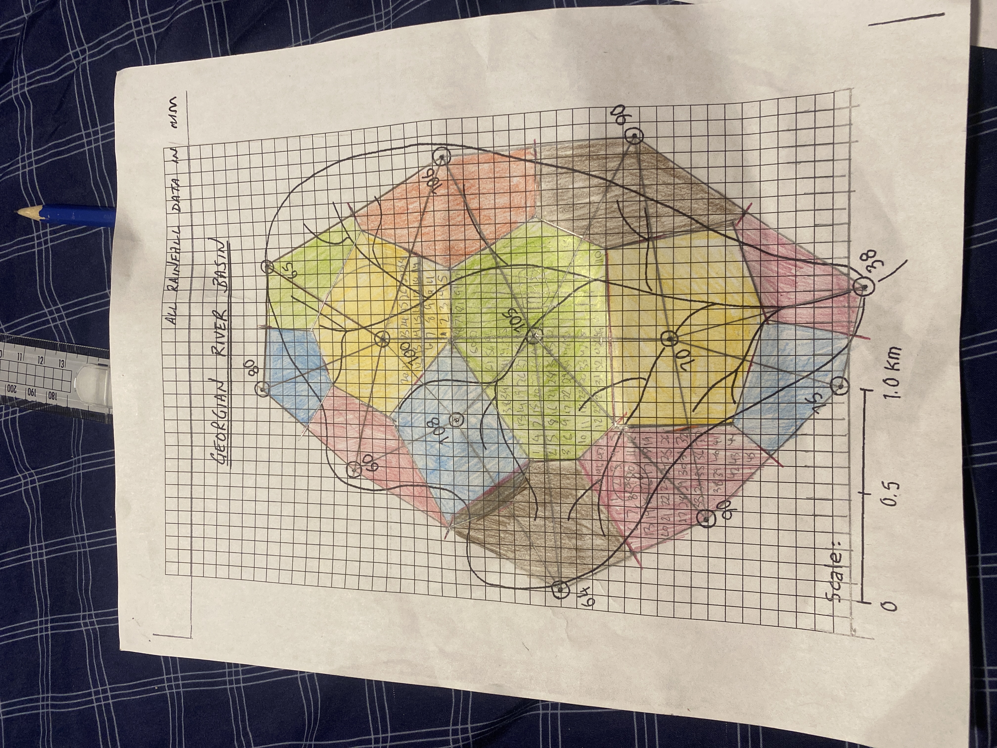 calculate the mean monthly precipitaion based off