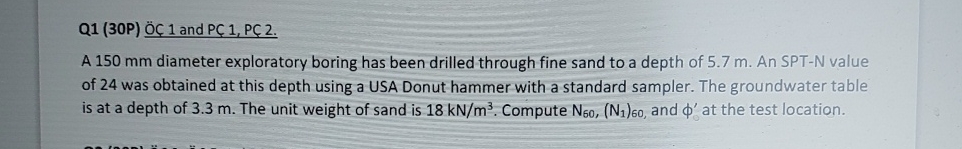 Q 1 ( 3 0 P ) C 1 and P C 1 , P C 2 . A 1 5 0 m m