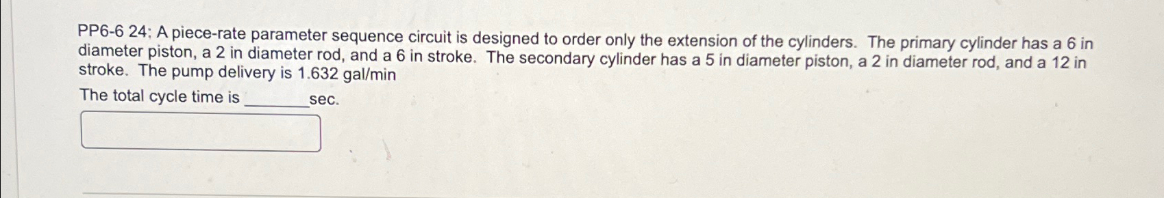 PP 6 - 6 2 4 ; A piece - rate parameter sequence