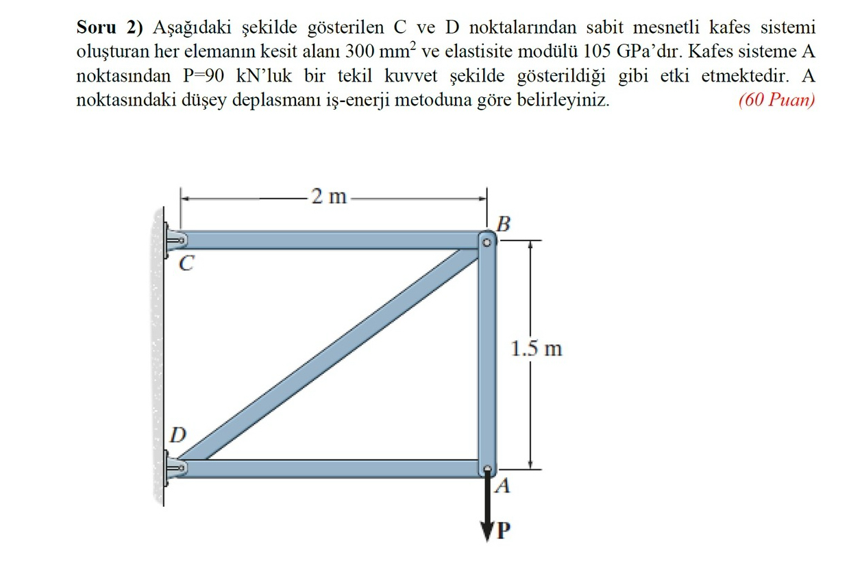 Soru 2 ) A a daki ekilde g sterilen C ve D