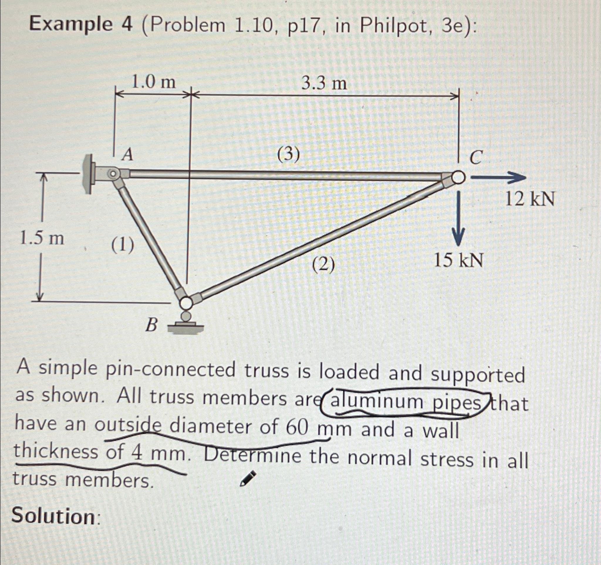 Example 4 ( Problem 1 . 1 0 , p 1 7 , in Philpot,