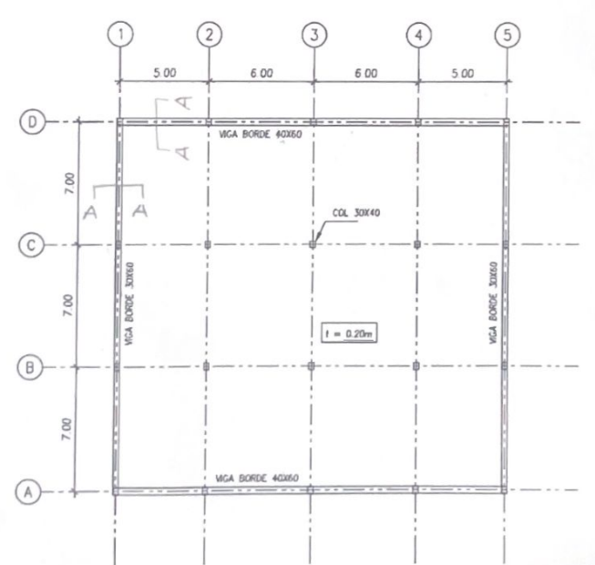 Given the following slab plan, it is required to