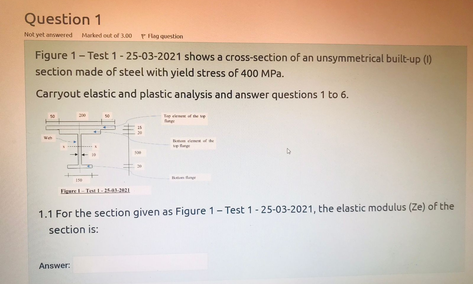 Figure 1 - Test 1 - 2 5 - 0 3 - 2 0 2 1 shows a