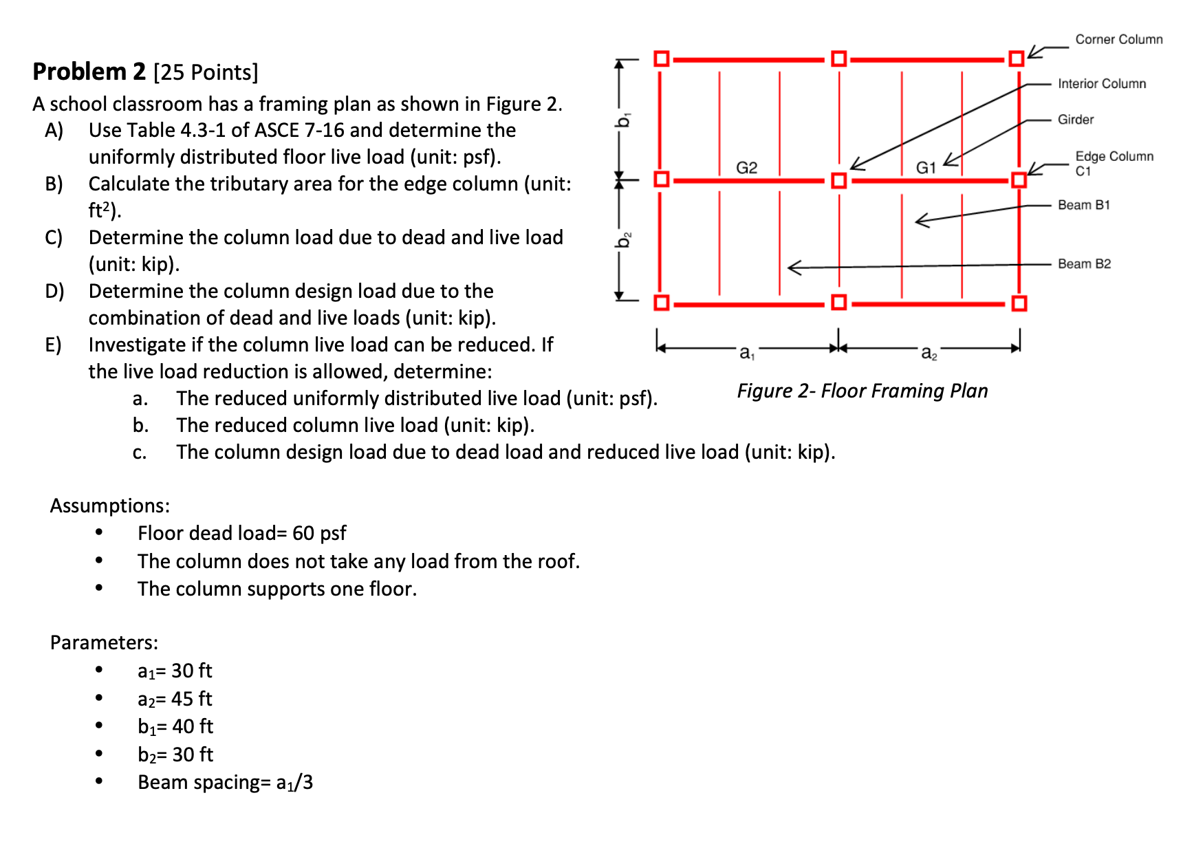 Problem 2 [ 2 5 Points ] A school classroom has a