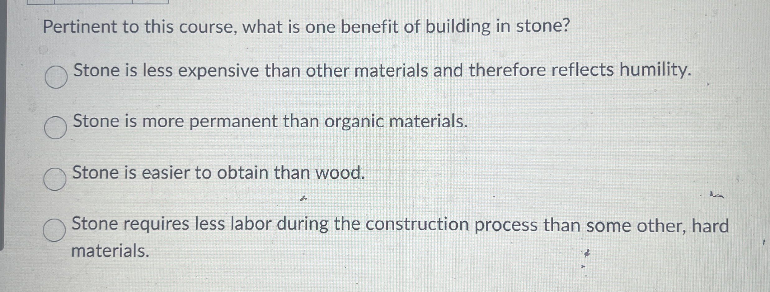 Pertinent to this course, what is one benefit of