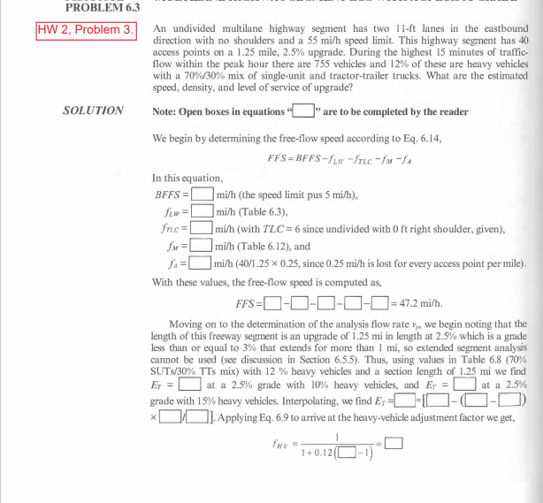 PROBLEM 6 . 3 HW 2 , Problem 3 . SOLUTION An