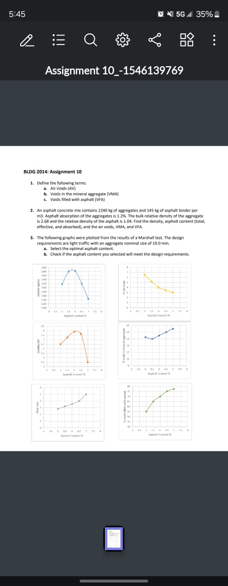 BLDG 2 0 1 4 : Assignment 1 0 Define the