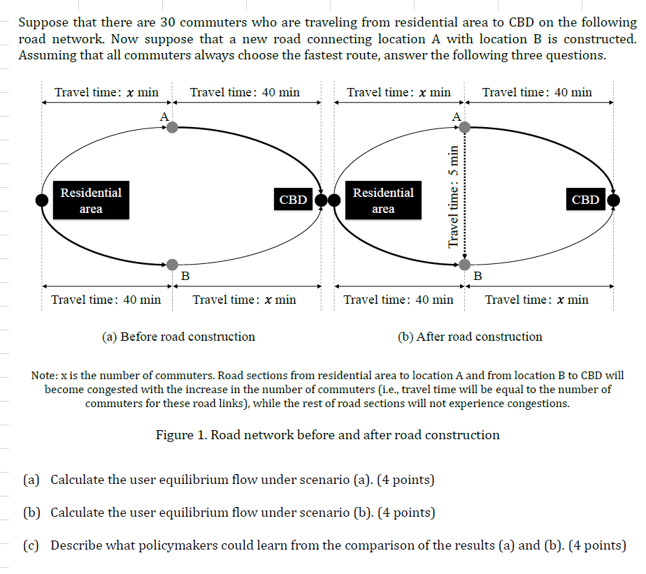 Suppose that there are 3 0 commuters who are