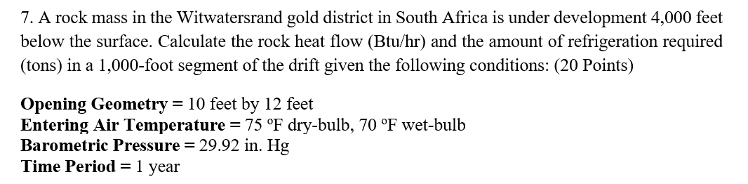 A rock mass in the Witwatersrand gold district in