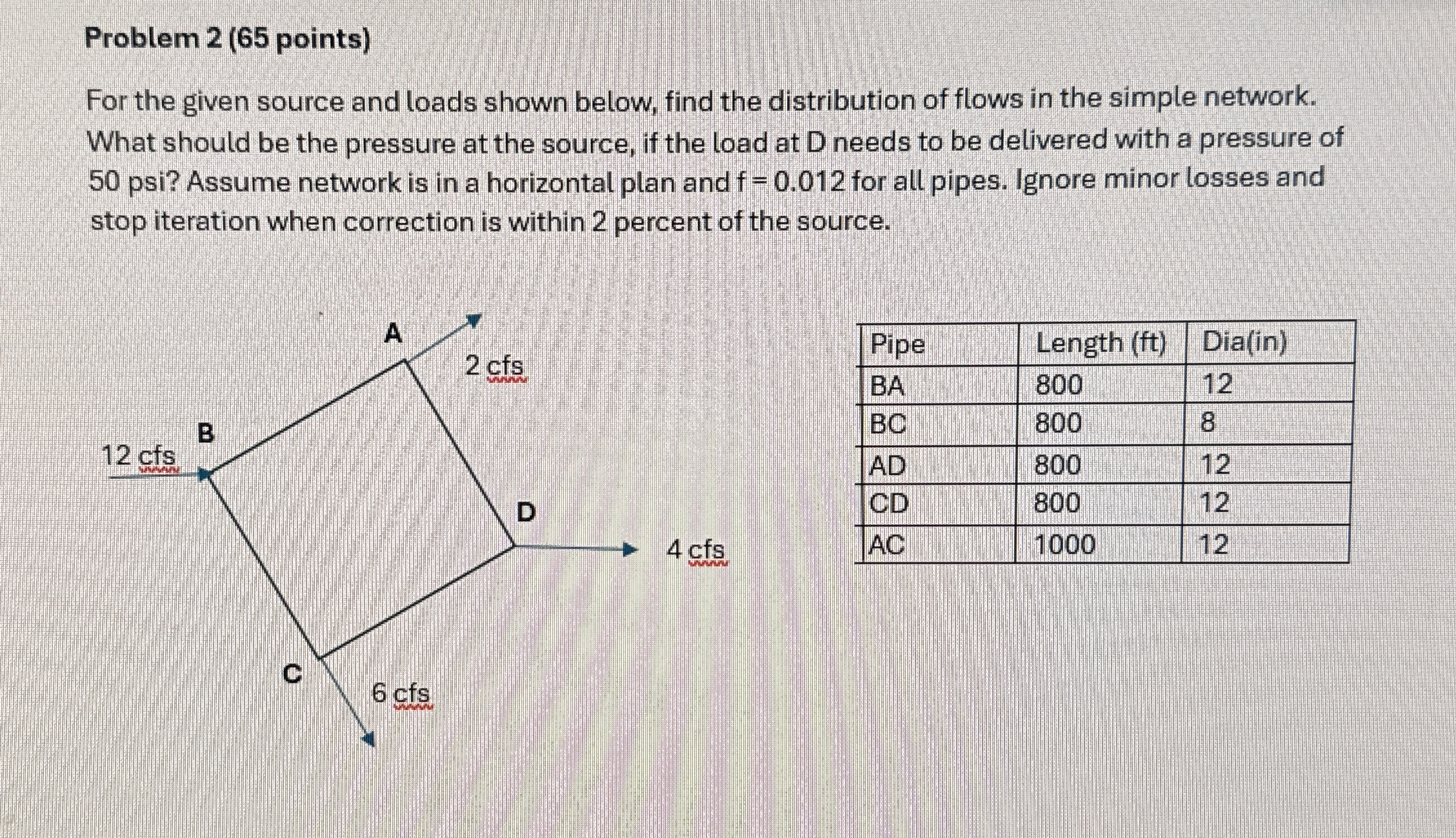 Problem 2 ( 6 5 points ) For the given source and