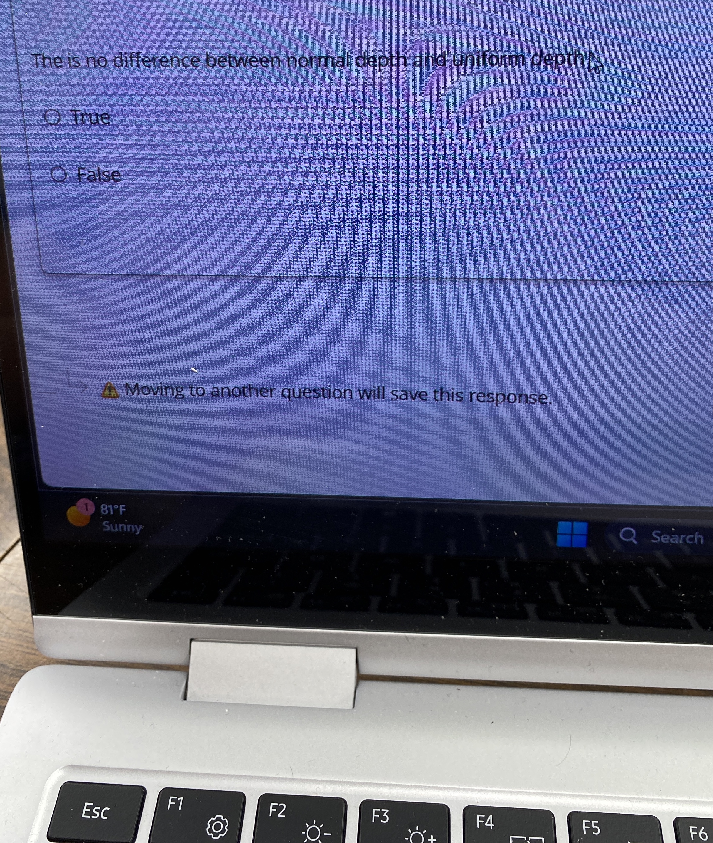 The is no difference between normal depth and