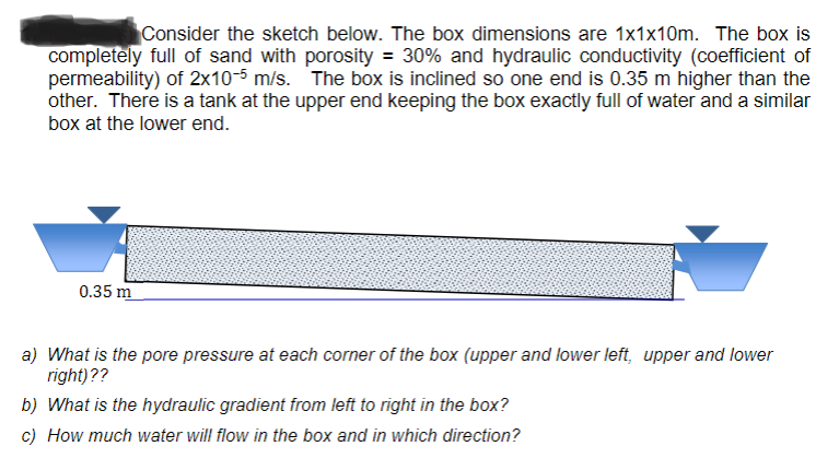 Consider the sketch below. The box dimensions are