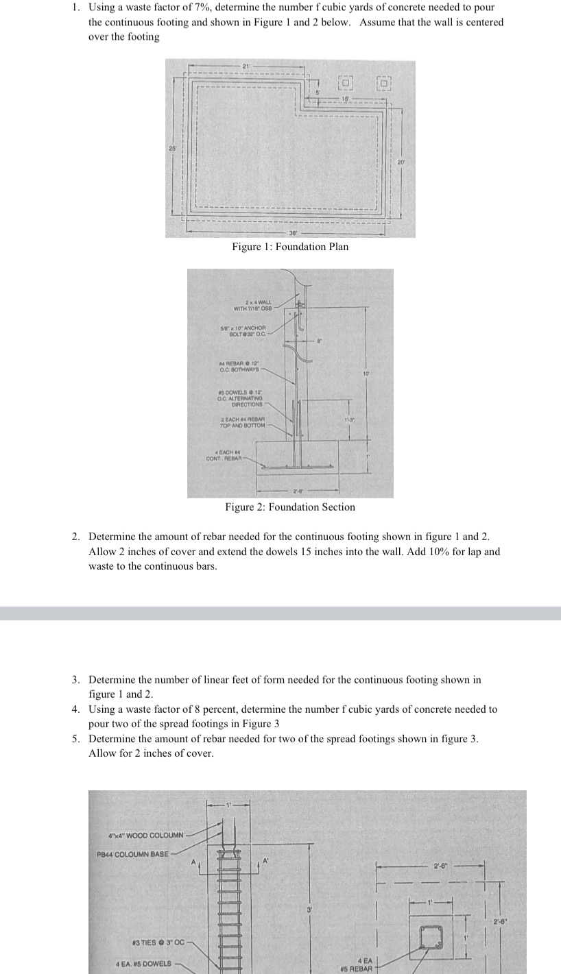Using a waste factor of 7 % , determine the