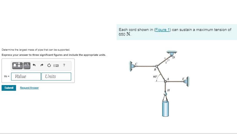 Each cord shown in ( Figure 1 ) can sustain a