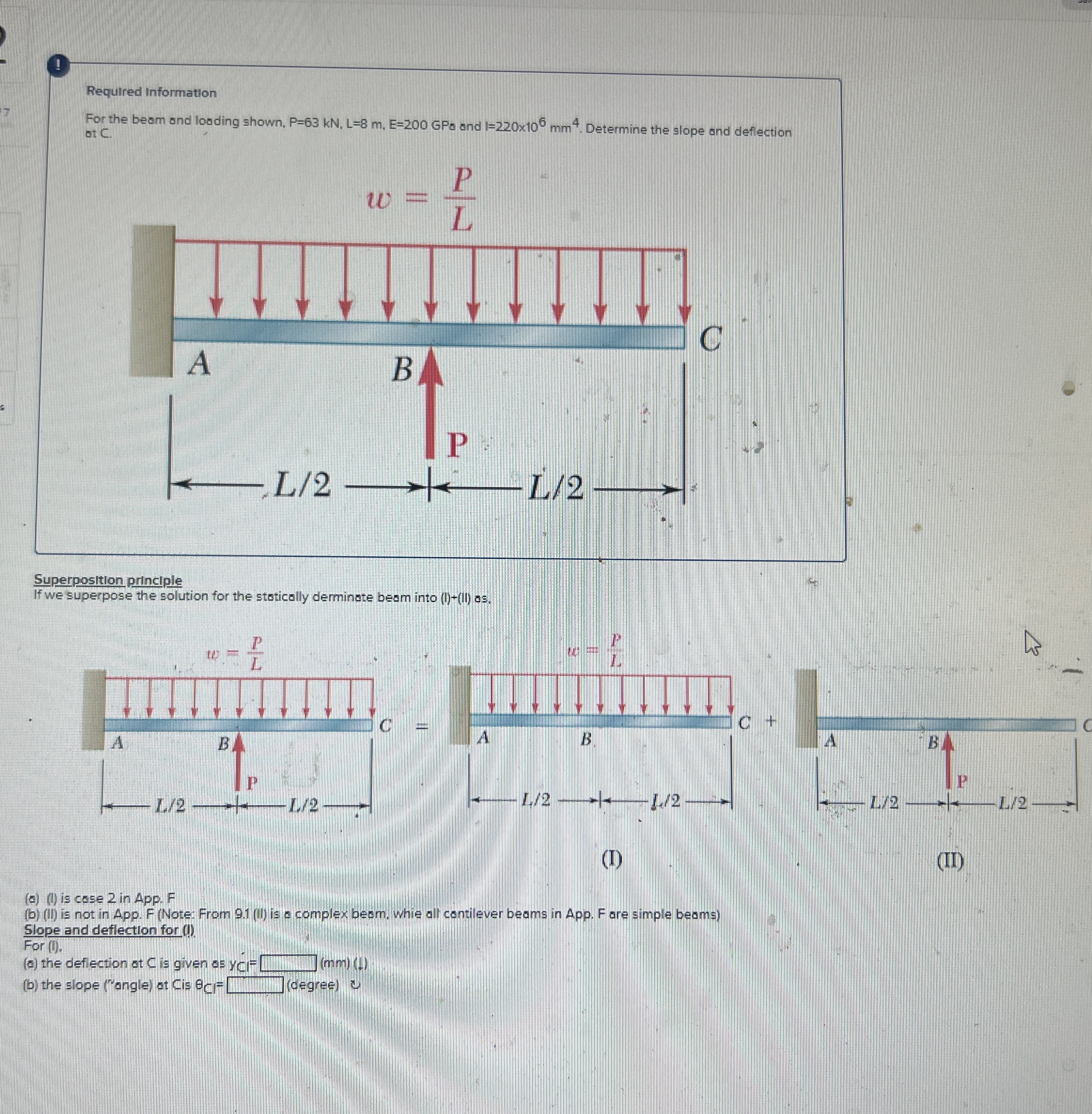 Required Information For the beom and looding