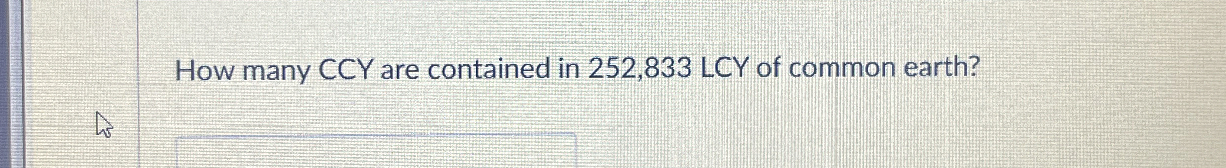 How many CCY are contained in 2 5 2 , 8 3 3 LCY
