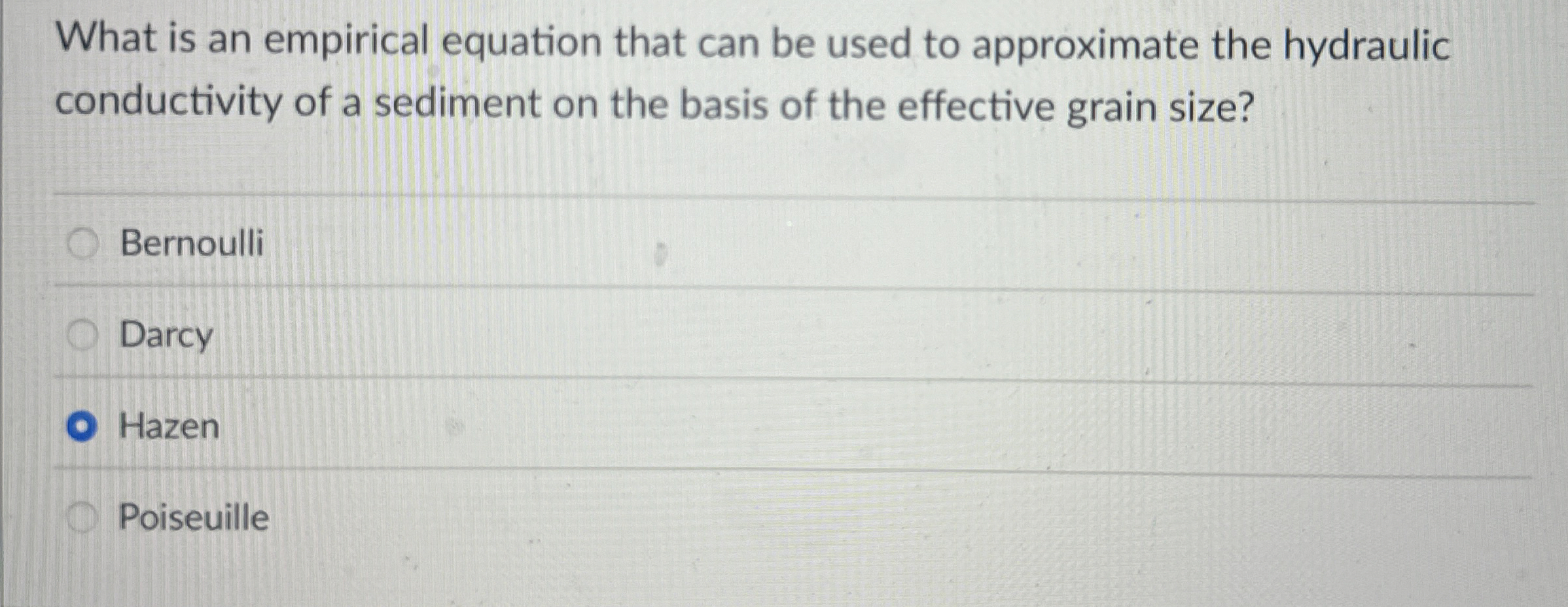 What is an empirical equation that can be used to