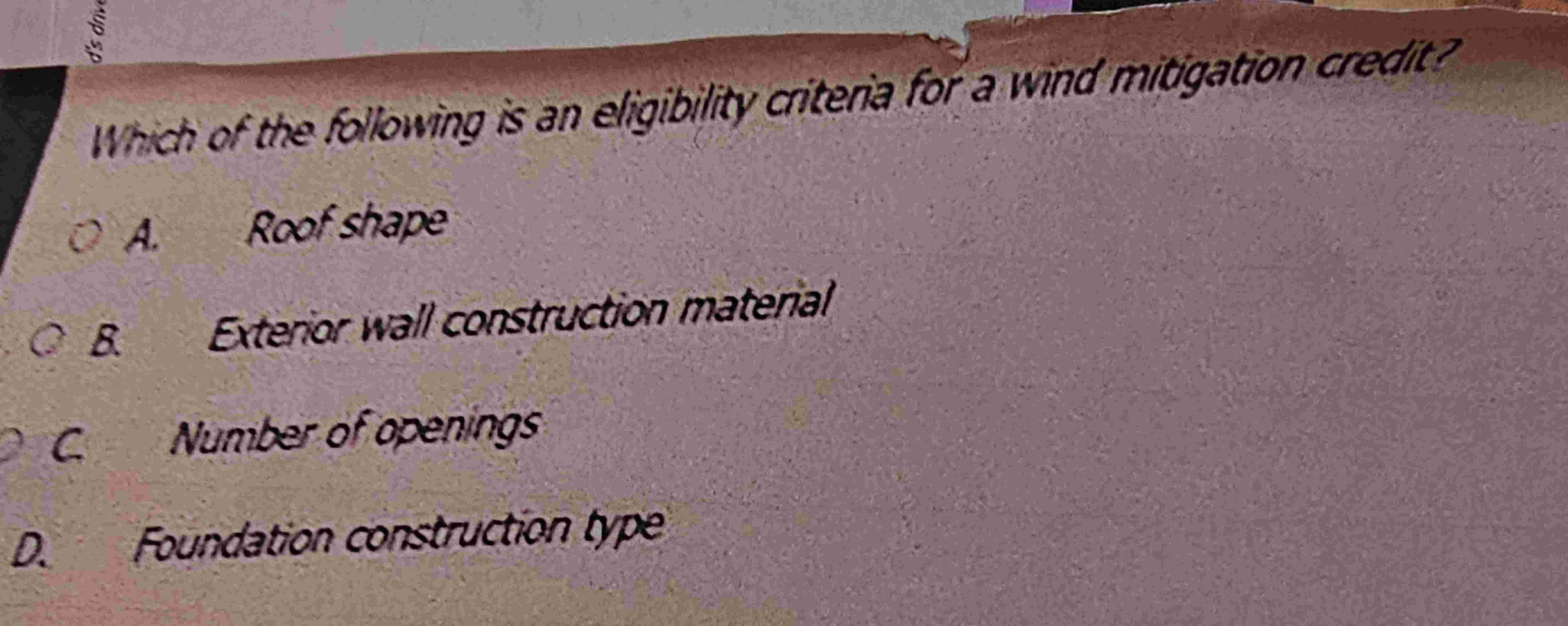 Which of the following is an eligibility critenia