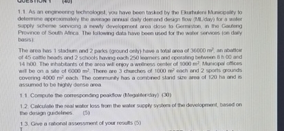 1 . 1 As an engineenng technologisl, you have