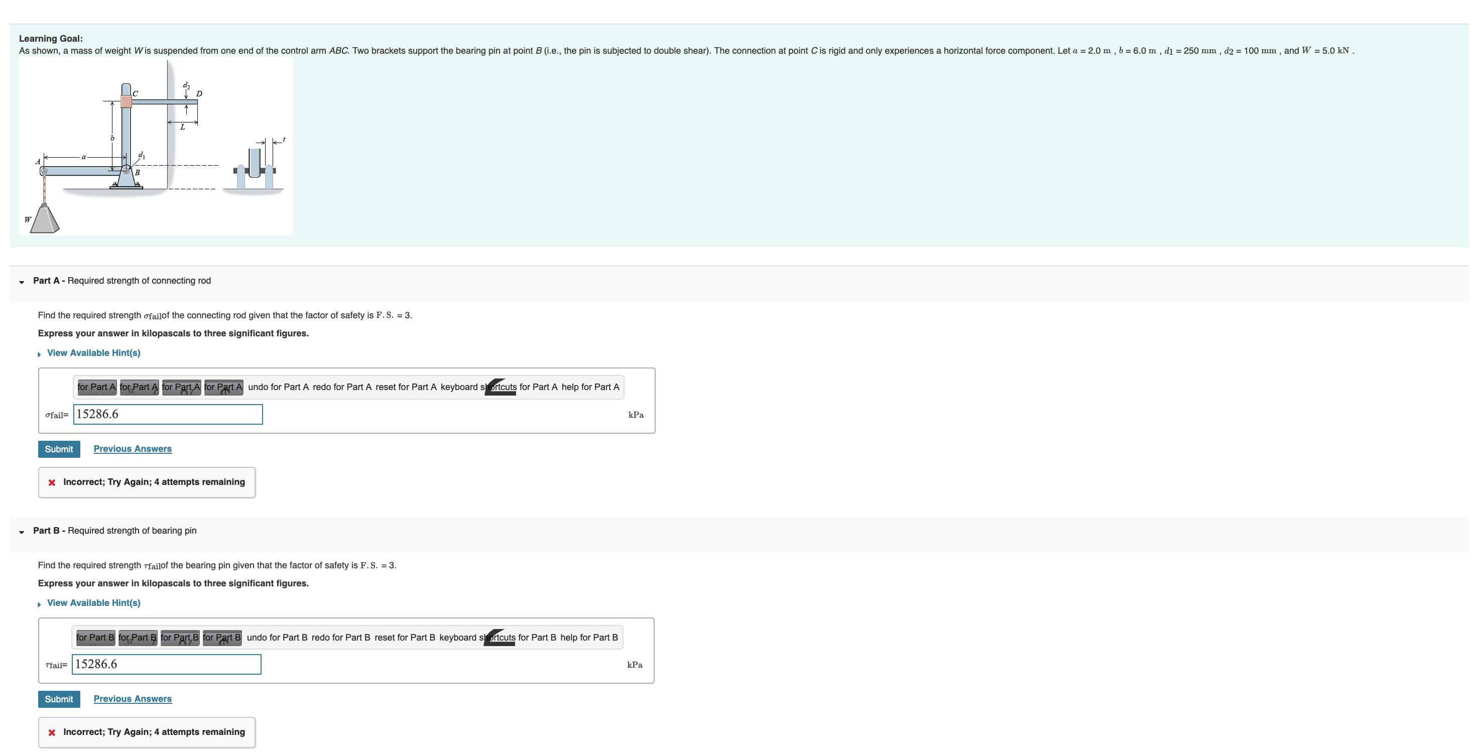 Learning Goal: Part C - Required embedment length