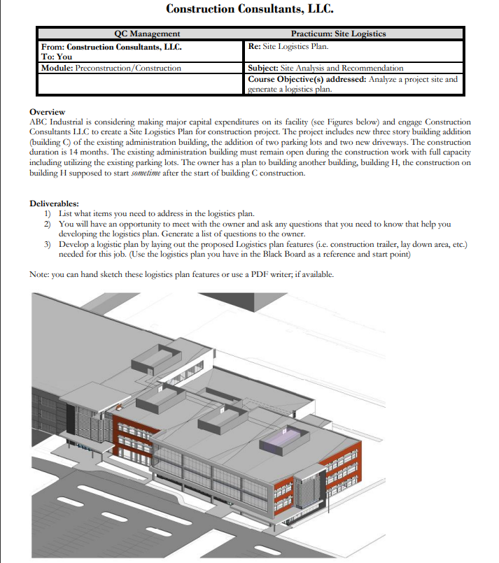 Construction Consultants, LLC . Overview ABC