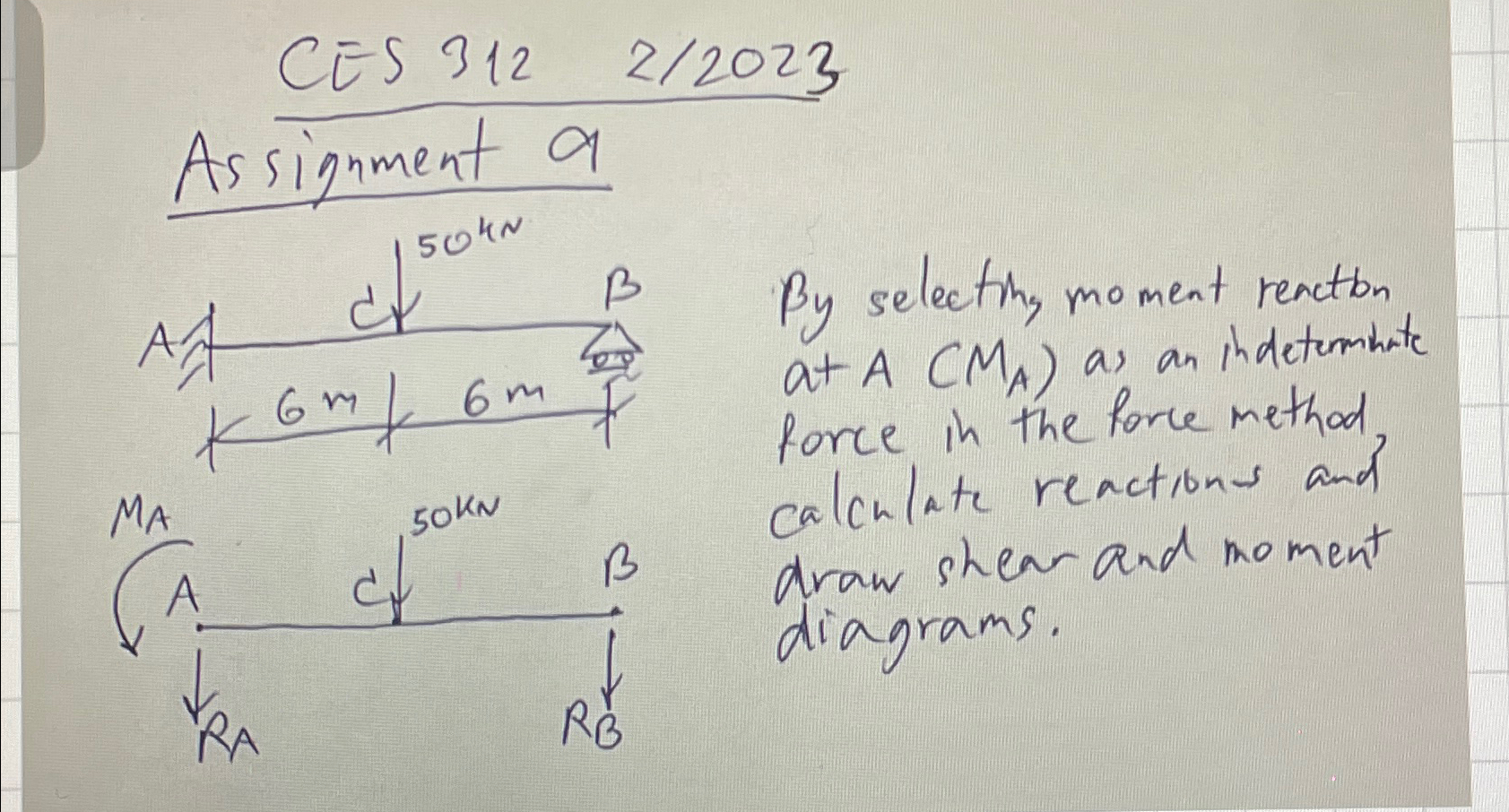 CES 3 1 2 , 2 2 0 2 3 Assignment a By selecting