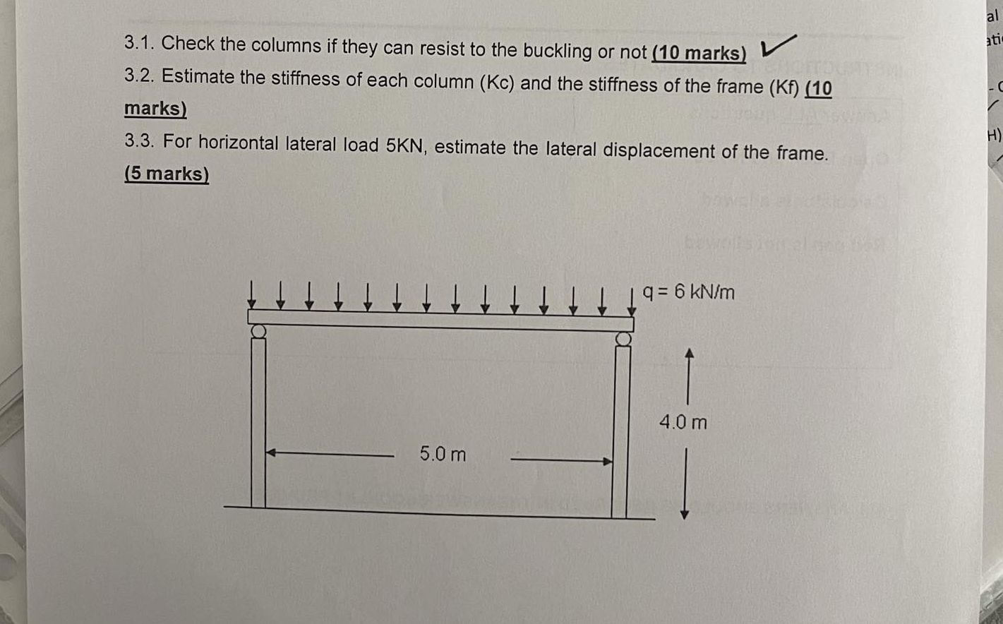 3 . 1 . Check the columns if they can resist to