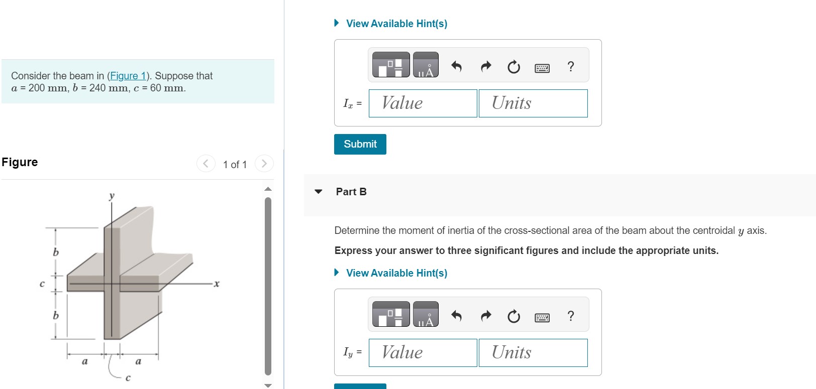 Consider the beam in ( Figure 1 ) . Suppose that