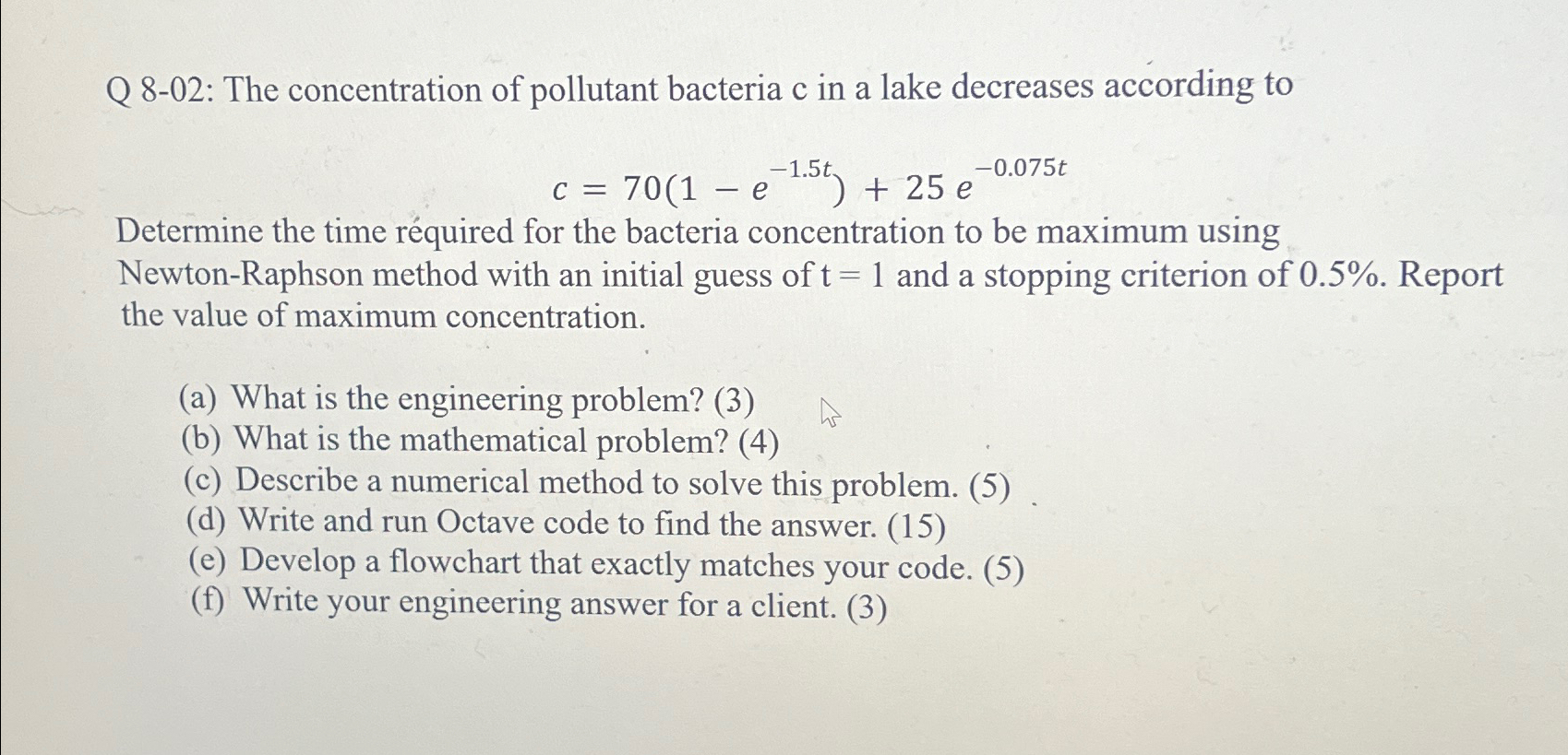 Q 8 - 0 2 : The concentration of pollutant