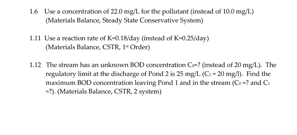 use a concentration of 2 2 . 0 mg / L for the