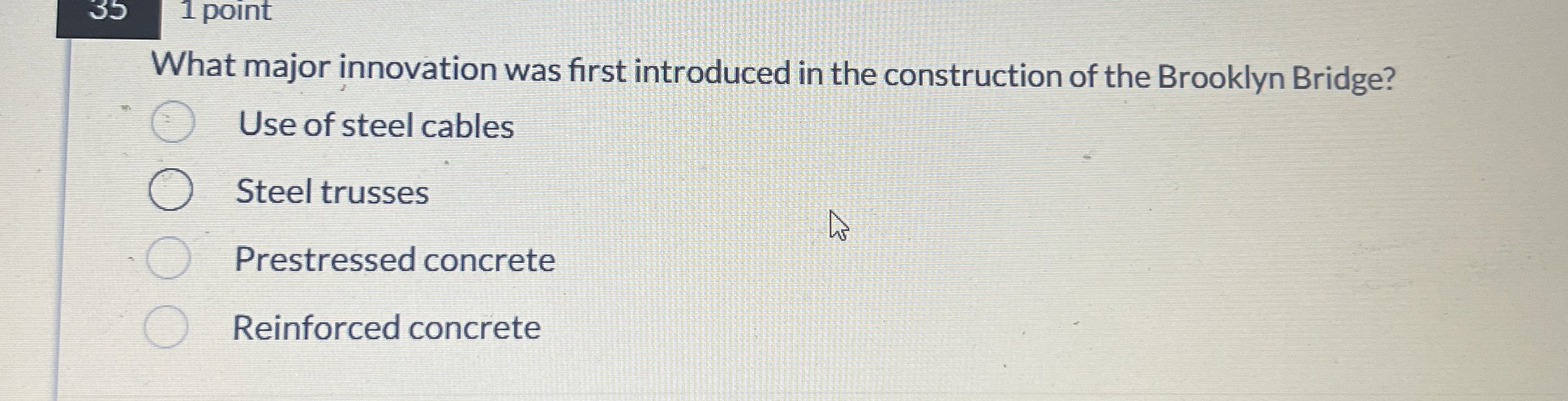 What major innovation was first introduced in the