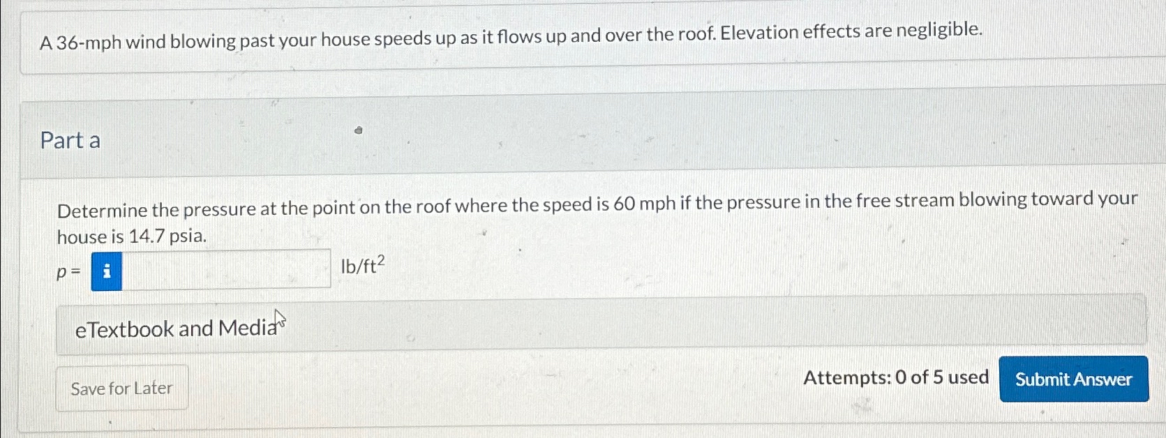 A 3 6 - mph wind blowing past your house speeds