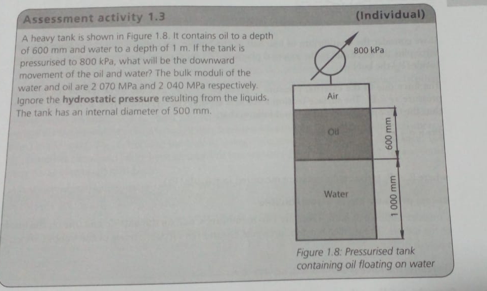 Assessment activity 1 . 3 ( Individual ) A heavy