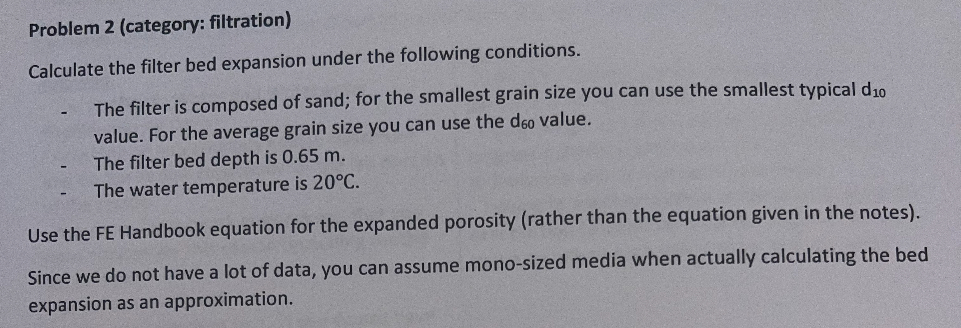 Problem 2 ( category: filtration ) - Calculate