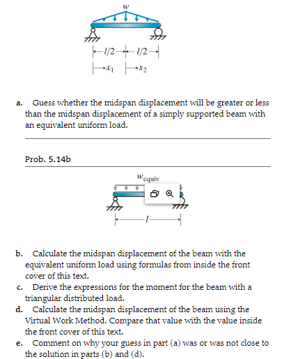a . Guess whether the midspan displacement will