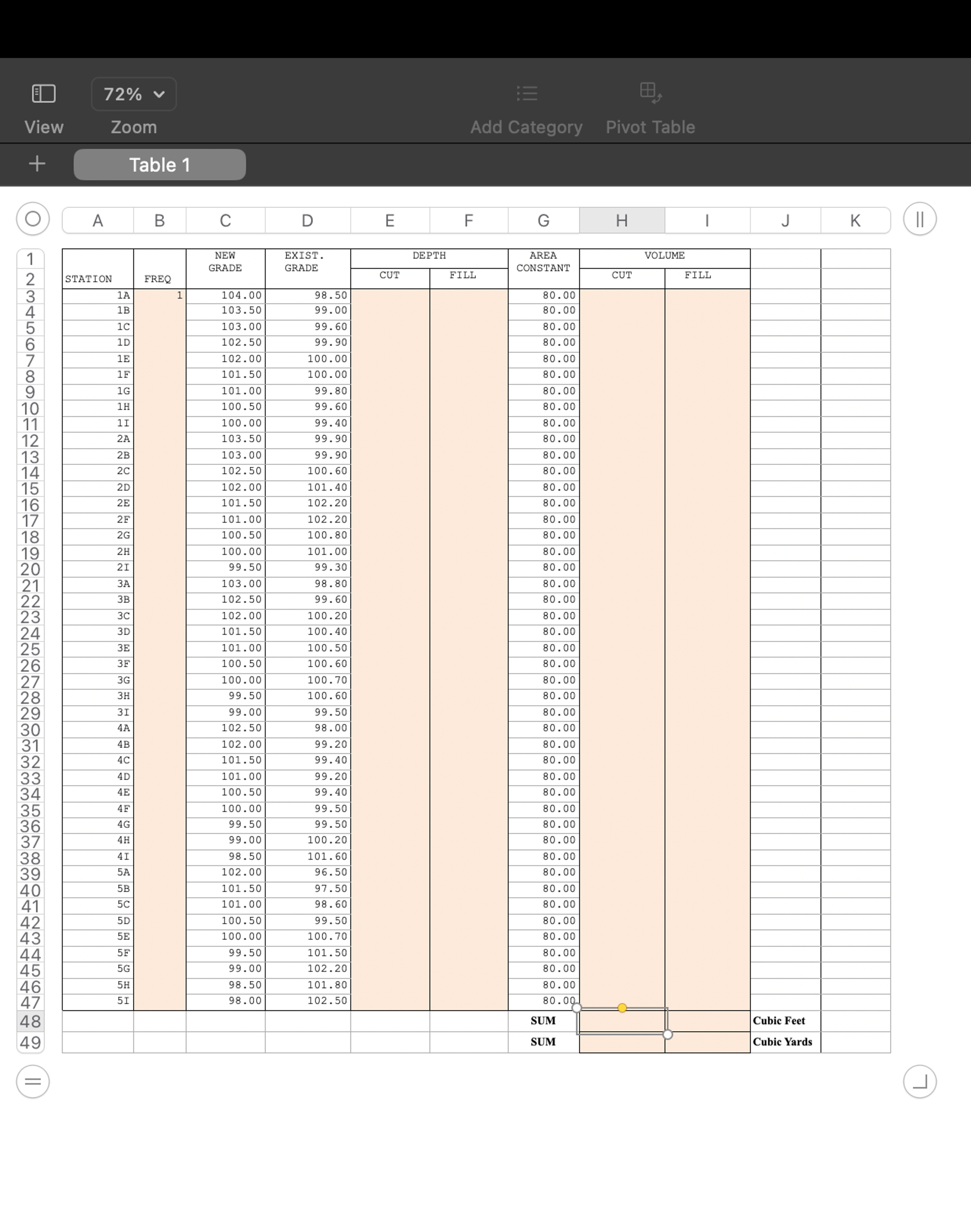 The figure shows the plan of a site that is 6 4 '