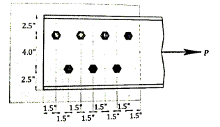 An A 5 8 8 steel C 9 x 2 0 tension member is