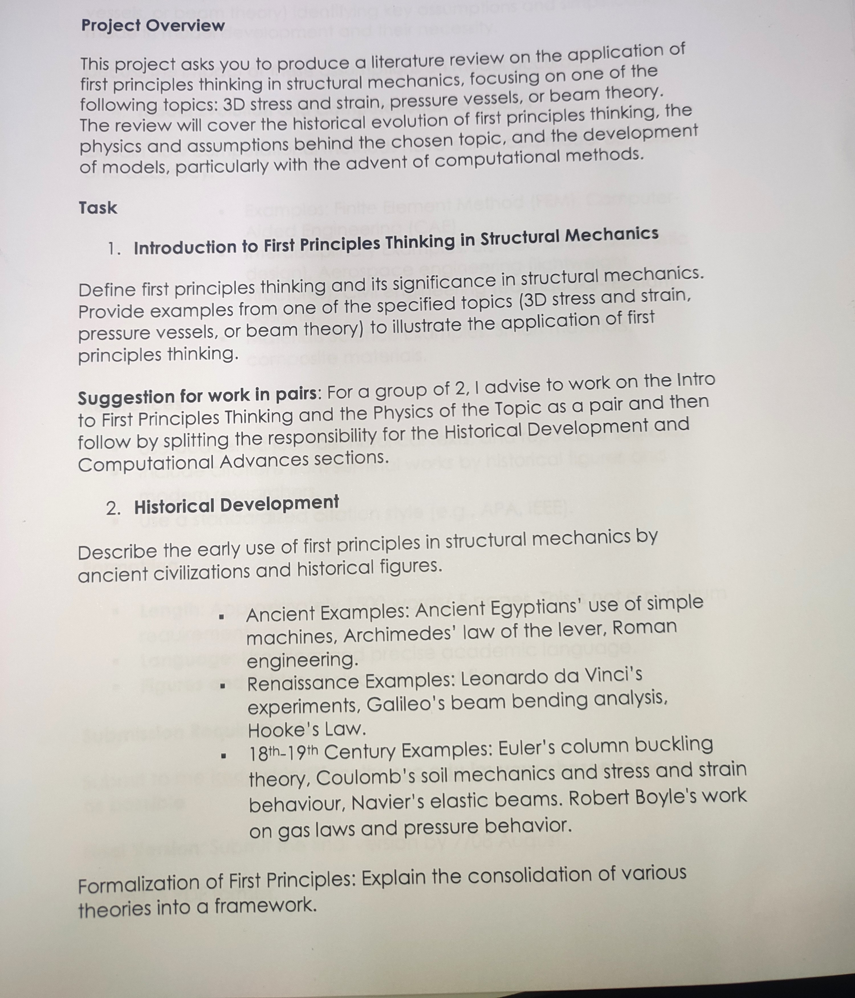 Project Overview This project asks you to produce