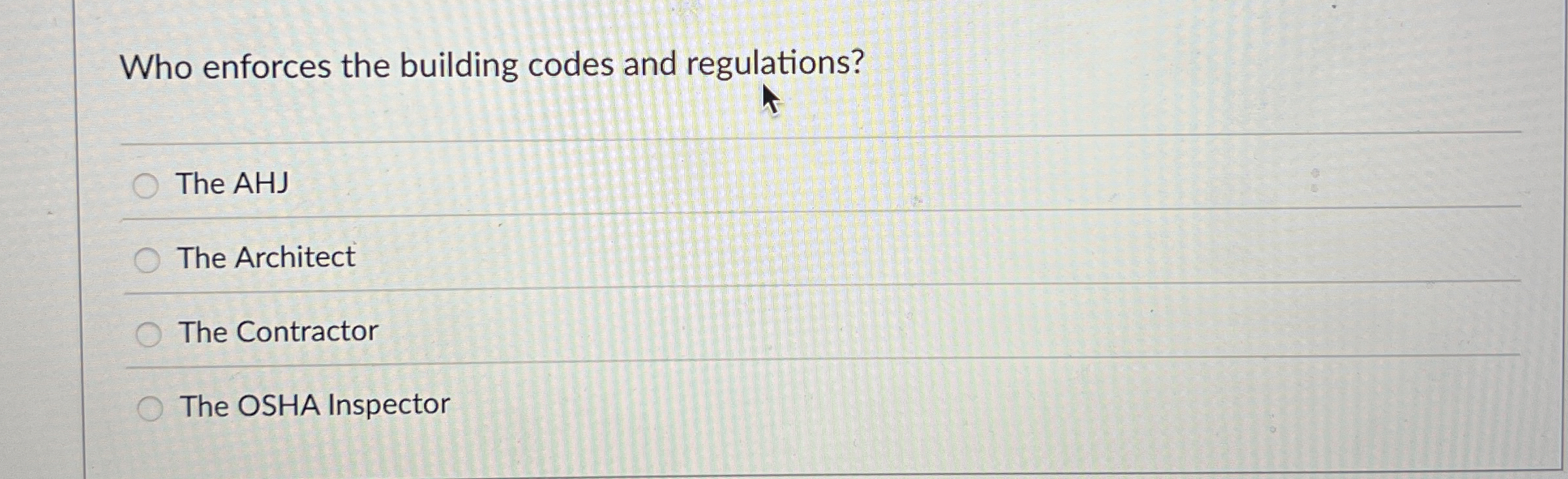 Who enforces the building codes and regulations?