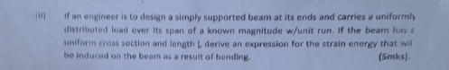 ( ii ) If an engineer is to design a slmply