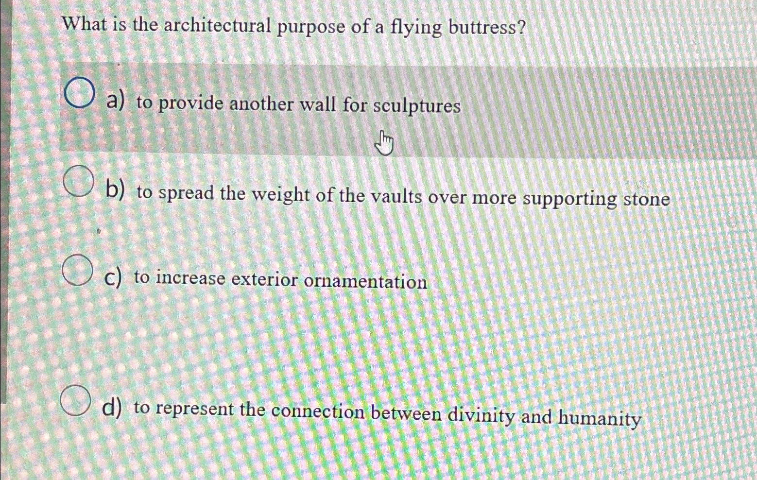 What is the architectural purpose of a flying